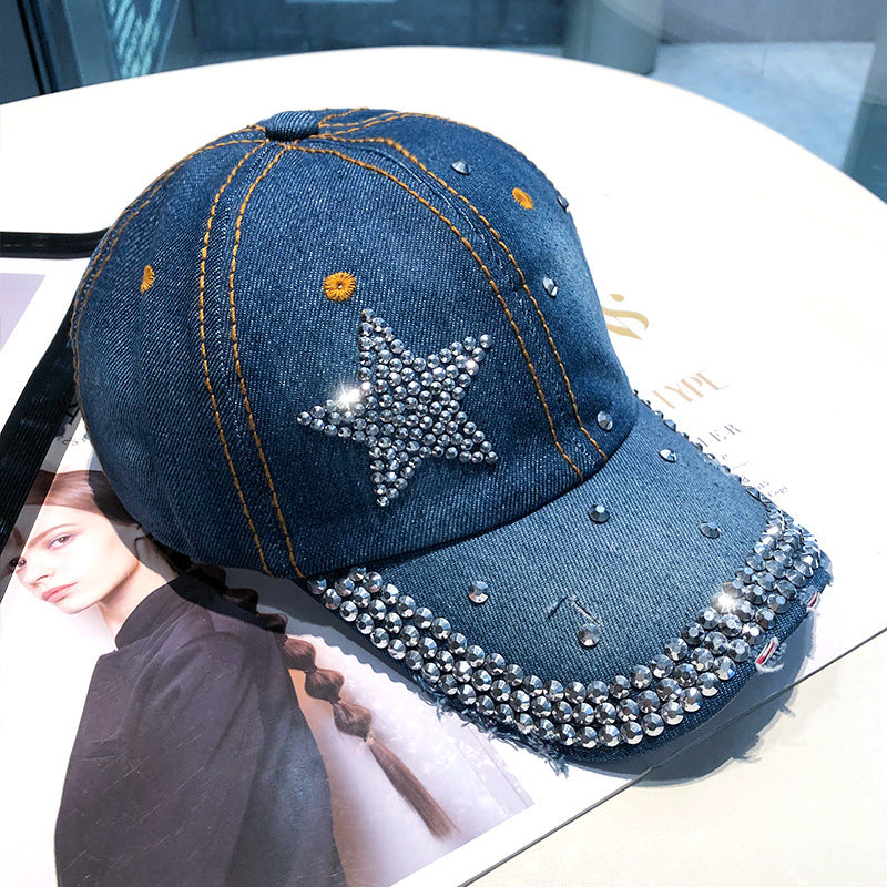 Basecap Ladys Cap Damen Mode mit Strass Applikationen