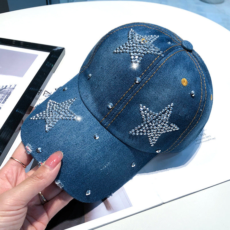 Basecap Ladys Cap Damen Mode mit Strass Applikationen