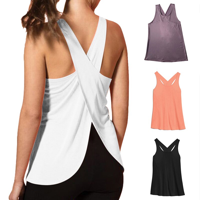 Extravagantes Frauen Yoga Oberteil  Fitness Workout Tank Tops